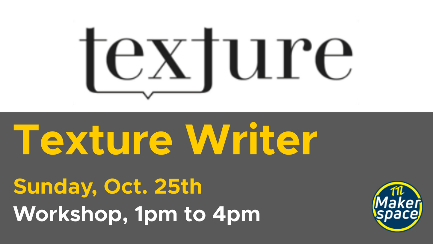 Texture Writer Workshop Oct 25