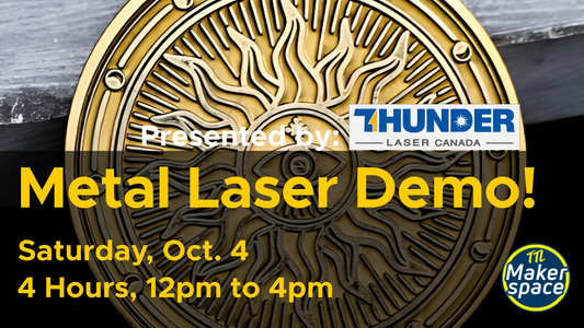 Metal Etching Demo by ThunderLaser Oct 4