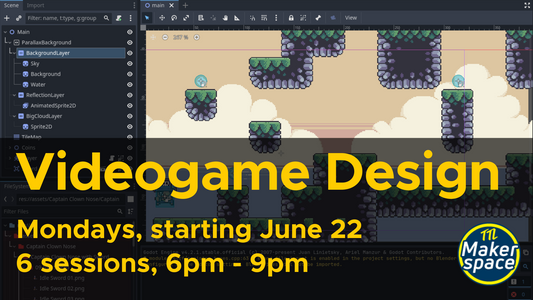Game Design Comprehensive June 22 [6 weeks, Mondays]
