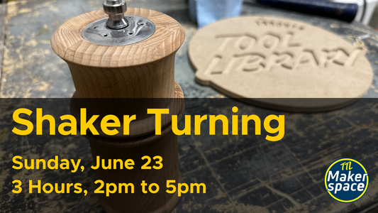 Woodturning workshop - Salt and Pepper Shakers June 23