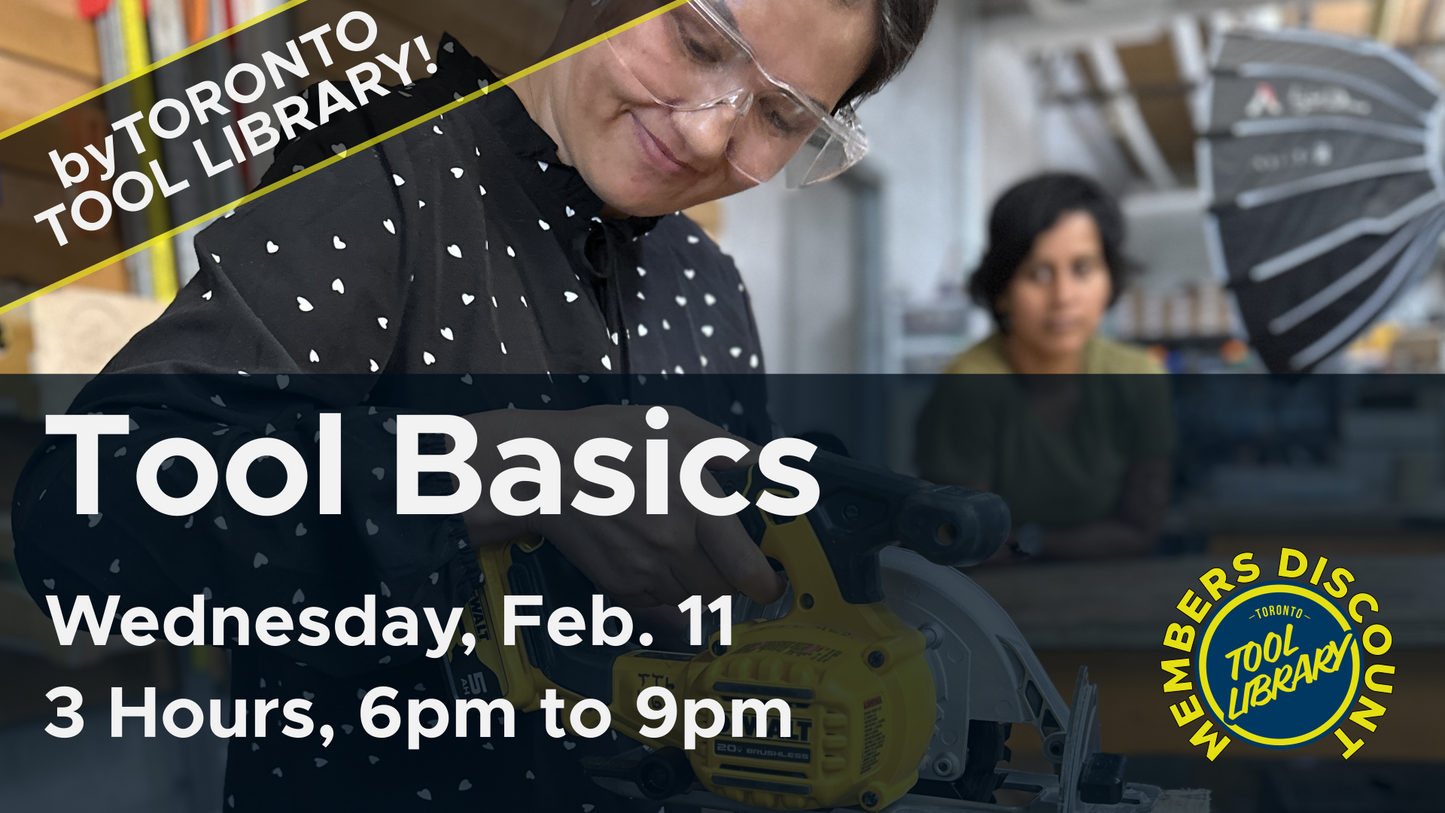 Tool Basics Feb 11 [Tool Library Discount]